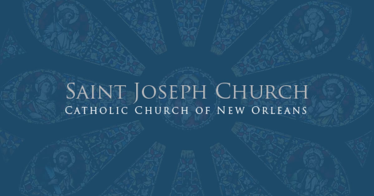 St. Joseph Church | Catholic Church of New Orleans